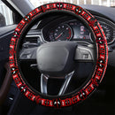 Deadpool White Christmas Premium Custom Car Steering Wheel Cover Nearkii