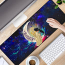 Aladin Couple Love You To The Moon Galaxy Mouse Mat Nearkii