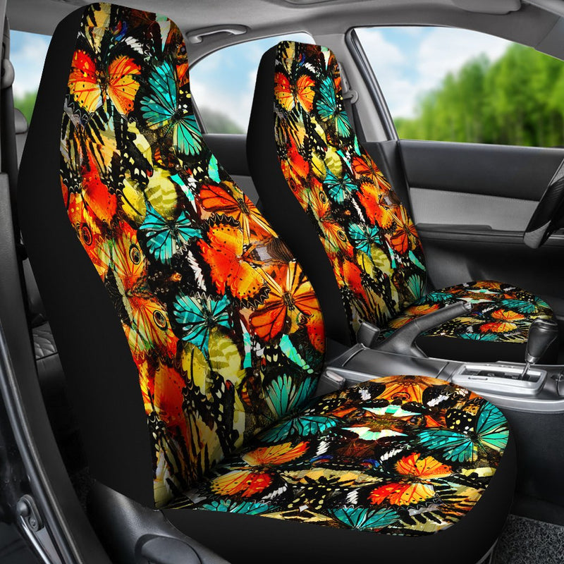 Best New Painting Butterfly Premium Custom Car Seat Covers Decor Protector Nearkii