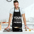Your Opinion Was not In The Recipe Custom Apron Gift For Cooking Guys