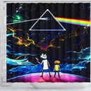 Rick And Morty Galaxy Shower Curtain Nearkii