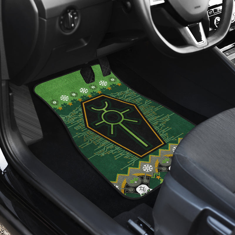 Warhammer 40k Christmas Green Car Floor Mats Car Accessories Nearkii