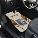 Attack On Titan Logo 1 Car Floor Mats Anime Car Accessories Nearkii