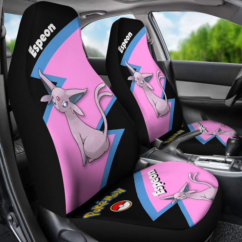 Espeon Eevee Evolution Pokemon Premium Custom Car Seat Covers Decor Protectors Nearkii