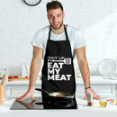 Shut Up And Eat My Meat Custom Apron Best Gift For Anyone Who Loves Cooking