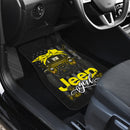 Halloween American Flag Yellow Jeep Girl Car Floor Mats Car Accessories Nearkii