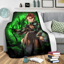 Tanjiro Demon Slayer Moonlight Premium Blanket Nearkii