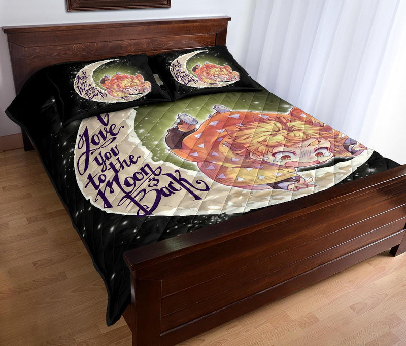 Demon Slayer To The Moon Quilt Bed Sets Nearkii