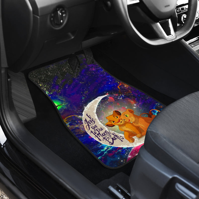 Lion King Simba Nala Love You To The Moon Galaxy Car Floor Mats Car Accessories Nearkii