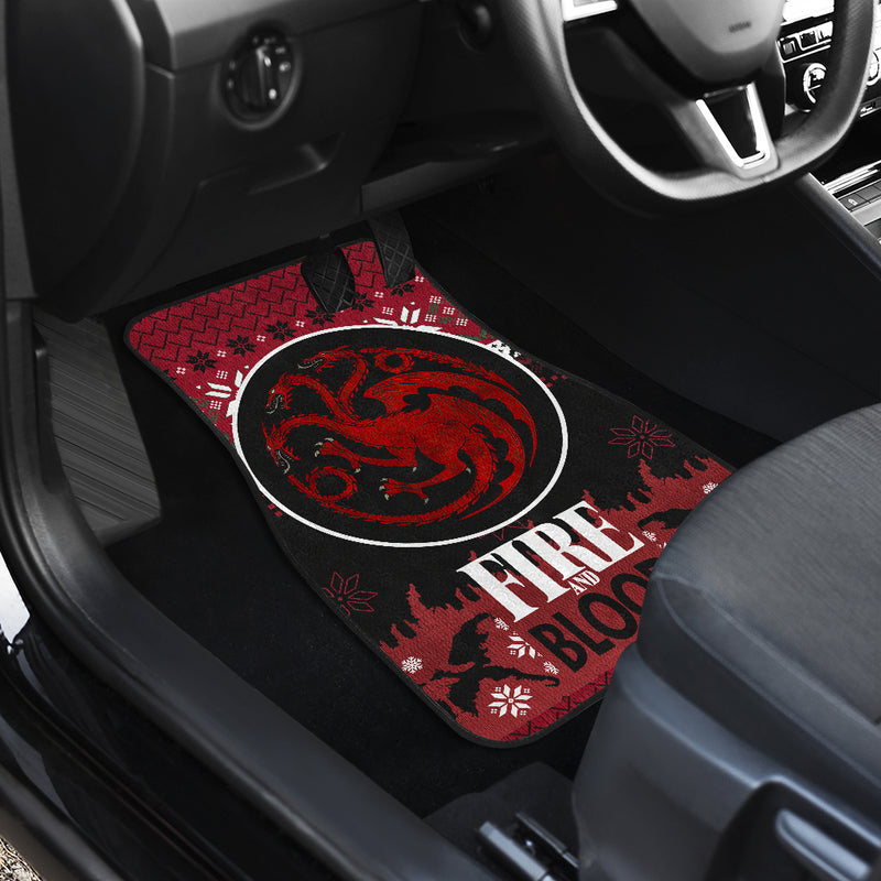 Game Of Thrones Targaryen Christmas Car Floor Mats Car Accessories Nearkii