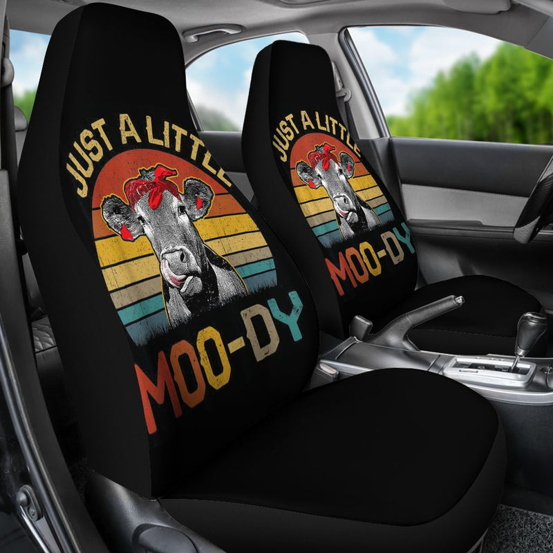 Best Just A Little Moo-Dy Cow Print Car Seat Car Decor Car Protector Nearkii