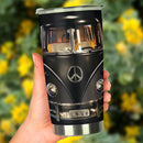 Black Royal Hippie Van Personalized Tumbler Nearkii
