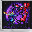 Pokemon X Y Yveltal And Xerneas Moonlight Shower Curtain Nearkii