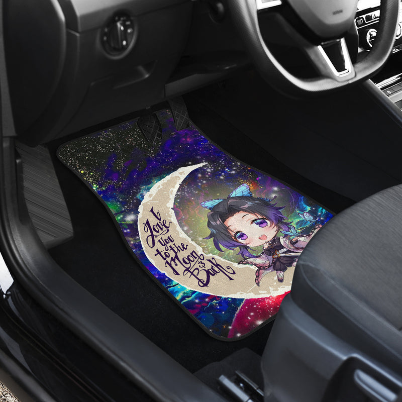 Shinobu Demon Slayer Love You To The Moon Galaxy Car Mats Nearkii