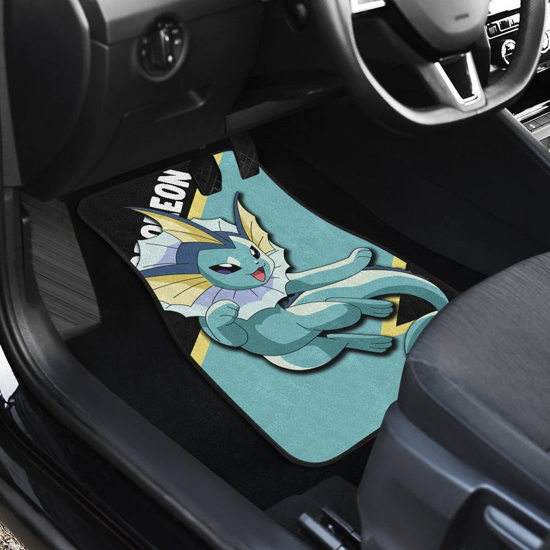 Vaporeon Car Floor Mats Custom Anime Pokemon Car Interior Accessories Nearkii