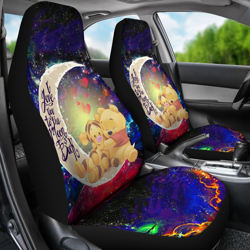 Winnie The Pooh Love You To The Moon Galaxy Car Seat Covers Nearkii