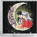 Inuyasha Kagome Shower Curtain Nearkii