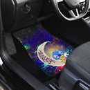 Cute Baby Stitch Sleep Love You To The Moon Galaxy Car Mats Nearkii