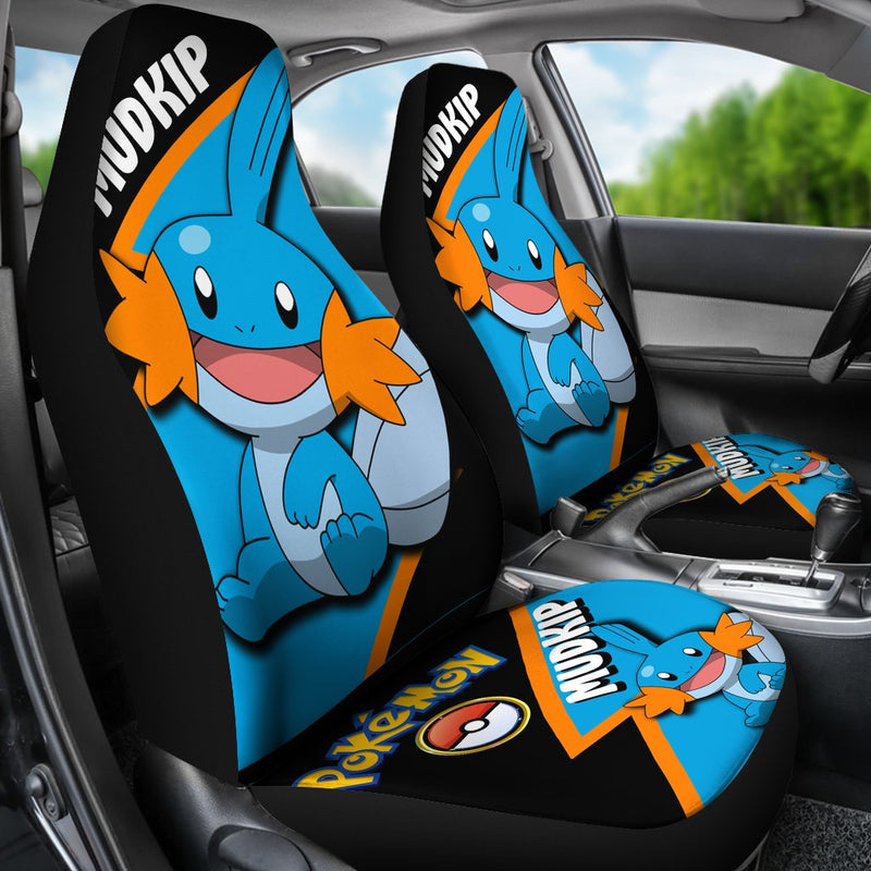 Mudkip Car Seat Covers Custom Anime Pokemon Car Accessories Nearkii