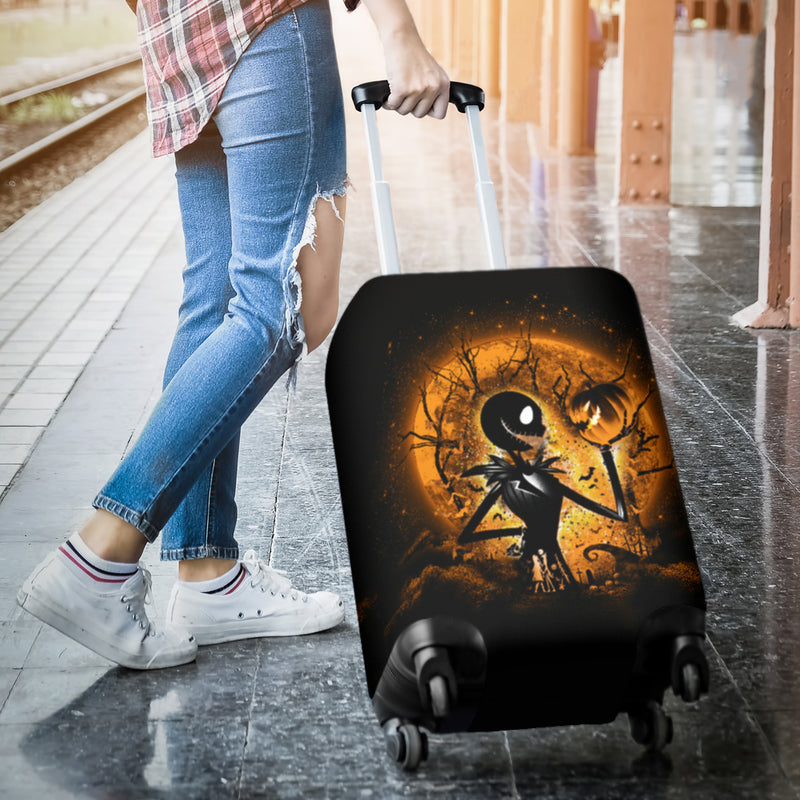 Jack Nightmare Before Christmas Moonlight Luggage Cover Suitcase Protector Nearkii