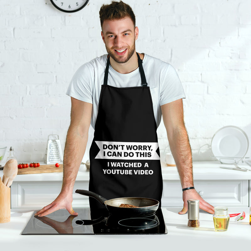 Don't Worry I Can Do This Custom Apron Gift for Cooking Guys