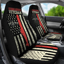 Best Us Navy Submarine Veteran Usa Flag Vintage Premium Custom Car Seat Covers Decor Protector Nearkii