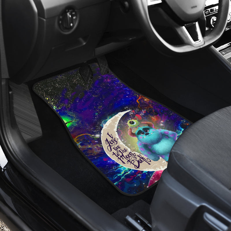 Monster Inc Sully And Mike Love You To The Moon Galaxy Car Floor Mats Car Accessories Nearkii