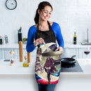 Anime Girl Soul Eater Love You To The Moon Galaxy Custom Apron Best Gift For Anyone Who Loves Cooking Nearkii