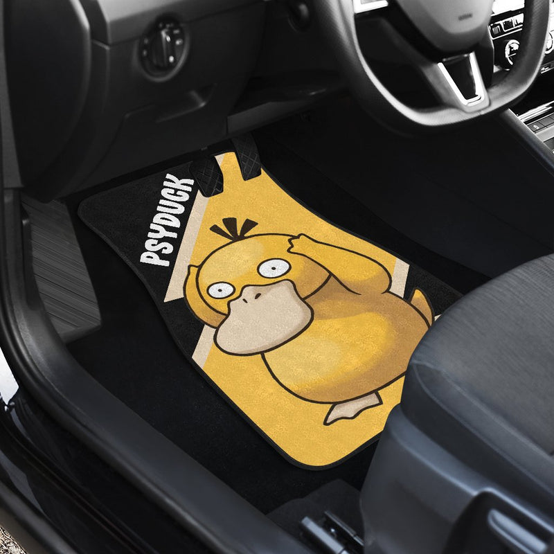 Psyduck Car Floor Mats Custom Anime Pokemon Car Interior Accessories Nearkii