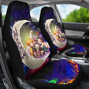 Demond Slayer Team Love You To The Moon Galaxy Car Seat Covers