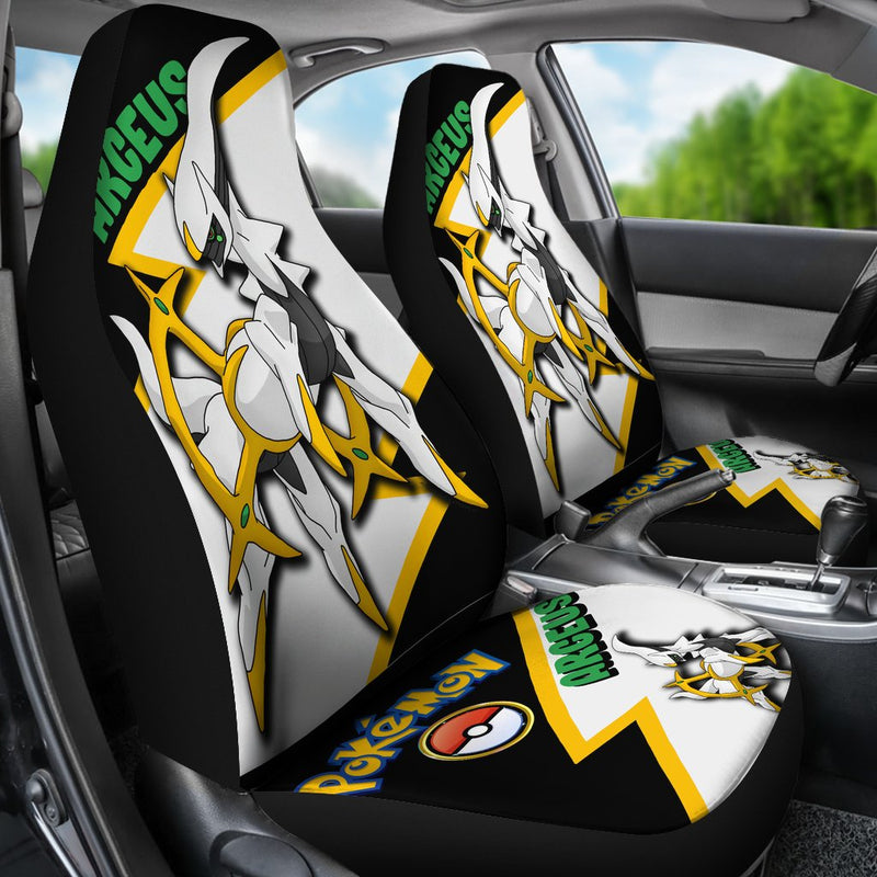 Arceus Car Seat Covers Custom Anime Pokemon Car Accessories Nearkii