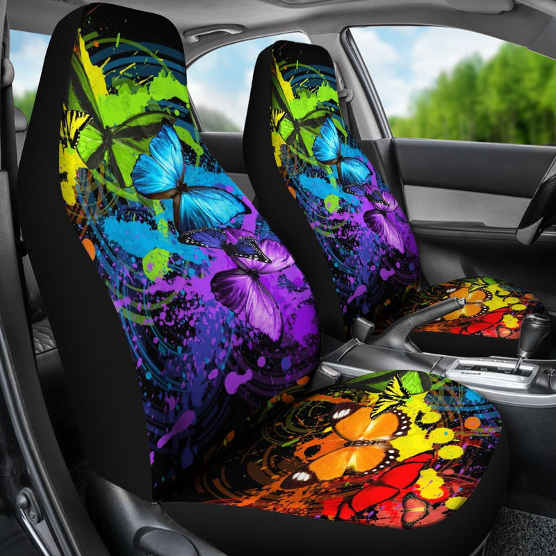 Best Colorful Butterfly Premium Custom Car Seat Covers Decor Protector Nearkii