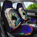 Deku My Hero Academia Anime Love You To The Moon Galaxy Car Seat Covers