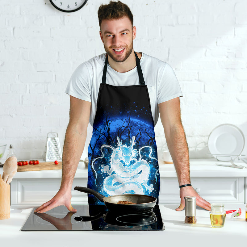 Shenron Dragon Ball Moonlight Custom Apron Best Gift For Anyone Who Loves Cooking Nearkii
