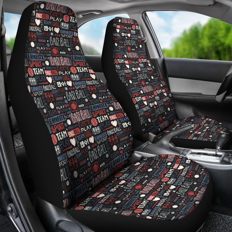 Best Abstract Sketch Seamless Pattern Baseball Premium Custom Car Seat Covers Decor Protector Nearkii