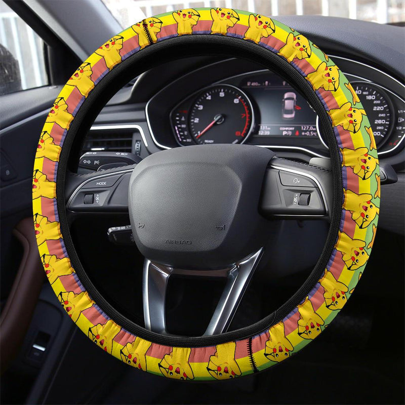 Pikachu Pokemon Anime Custom Car Steering Wheel Cover Nearkii