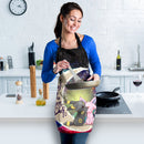 Pokemon Couple Espeon Umbreon Love You To The Moon Galaxy Custom Apron Best Gift For Anyone Who Loves Cooking