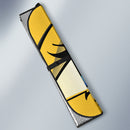 Funny Cute Anime Lady Cartoon Girly Yellow Car Auto Sunshades Nearkii