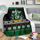 Harry Potter Slytherin Sign Ugly Christmas Custom Blanket Home Decor Nearkii