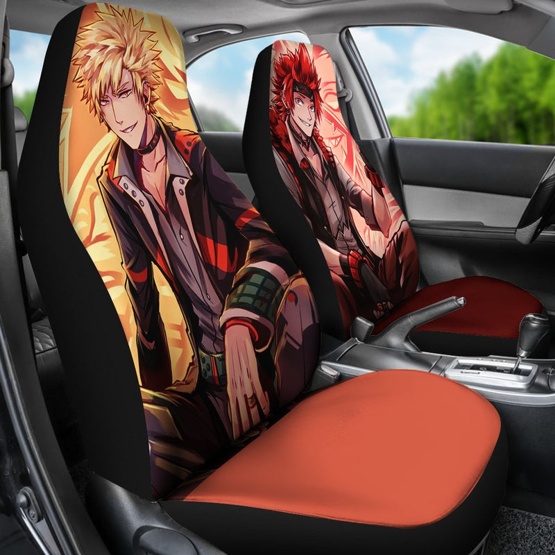 Kirishima And Bakugou Car Premium Custom Car Seat Covers Decor Protectors Nearkii