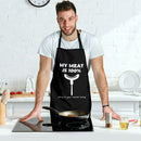 My Meat Is 100% Custom Apron Gift for Cooking Guys Nearkii