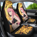 Zero Two Anime Girl Car Premium Custom Car Seat Covers Decor Protectors Nearkii