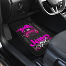 Halloween American Flag Dark Pink Jeep Girl Car Floor Mats Car Accessories Nearkii