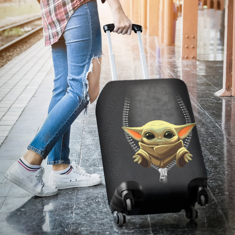 Baby Yoda Zip Luggage Cover Suitcase Protector Nearkii