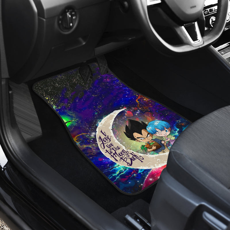 Vegeta And Bulma Dragon Ball Love You To The Moon Galaxy Car Floor Mats Car Accessories Nearkii