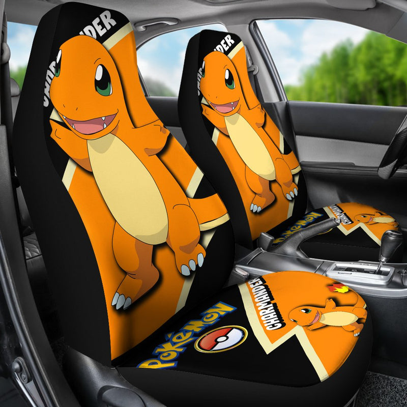Charmander Car Seat Covers Custom Anime Pokemon Car Accessories Nearkii