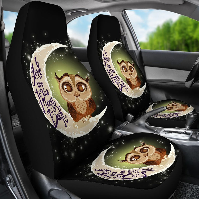 Best Cute Owl Premium Custom Car Seat Covers Decor Protector Nearkii