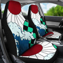 Demon Slayer Car Premium Custom Car Seat Covers Decor Protectors Nearkii