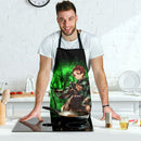 Tanjiro Moonlight Custom Apron Best Gift For Anyone Who Loves Cooking