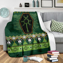 Robot Sign Ugly Christmas Custom Blanket Home Decor Nearkii